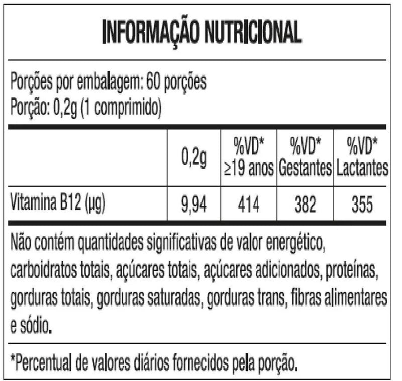 Vitamina b12(Metilcobalamina) Sub Lingual Maxinutri