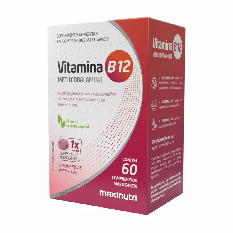 Vitamina b12(Metilcobalamina) Sub Lingual Maxinutri